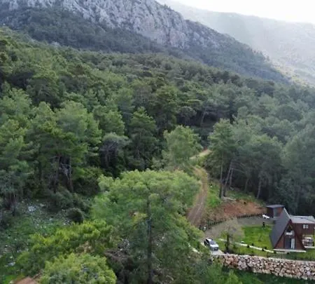 Doganin Icinde Lueks Jakuzili Balayi Bungalovu Alpstuga *